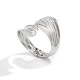 Punk style exaggerated irregular folds personalized winding fish tail bracelet Bracelet