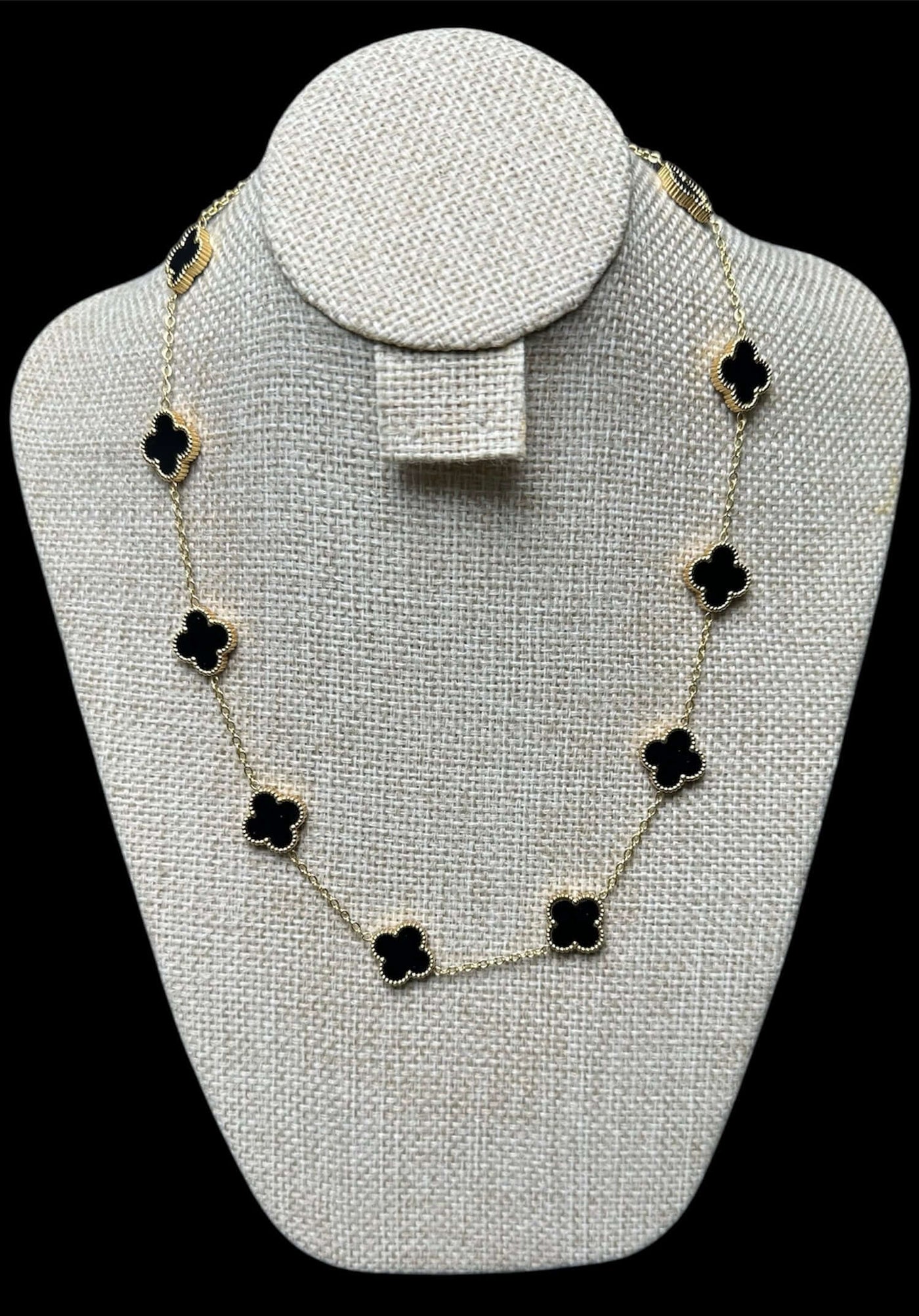 Cadena VC Negra 10 Tréboles All In Men Joyeria