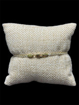 Pulsera Combinada Lisa 3 mm Oro Laminado 18 K All In Men Joyeria