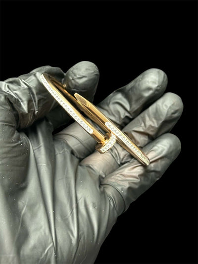 Pulsera Crtr Tornillo Rosa Zirconias All In Men Joyeria