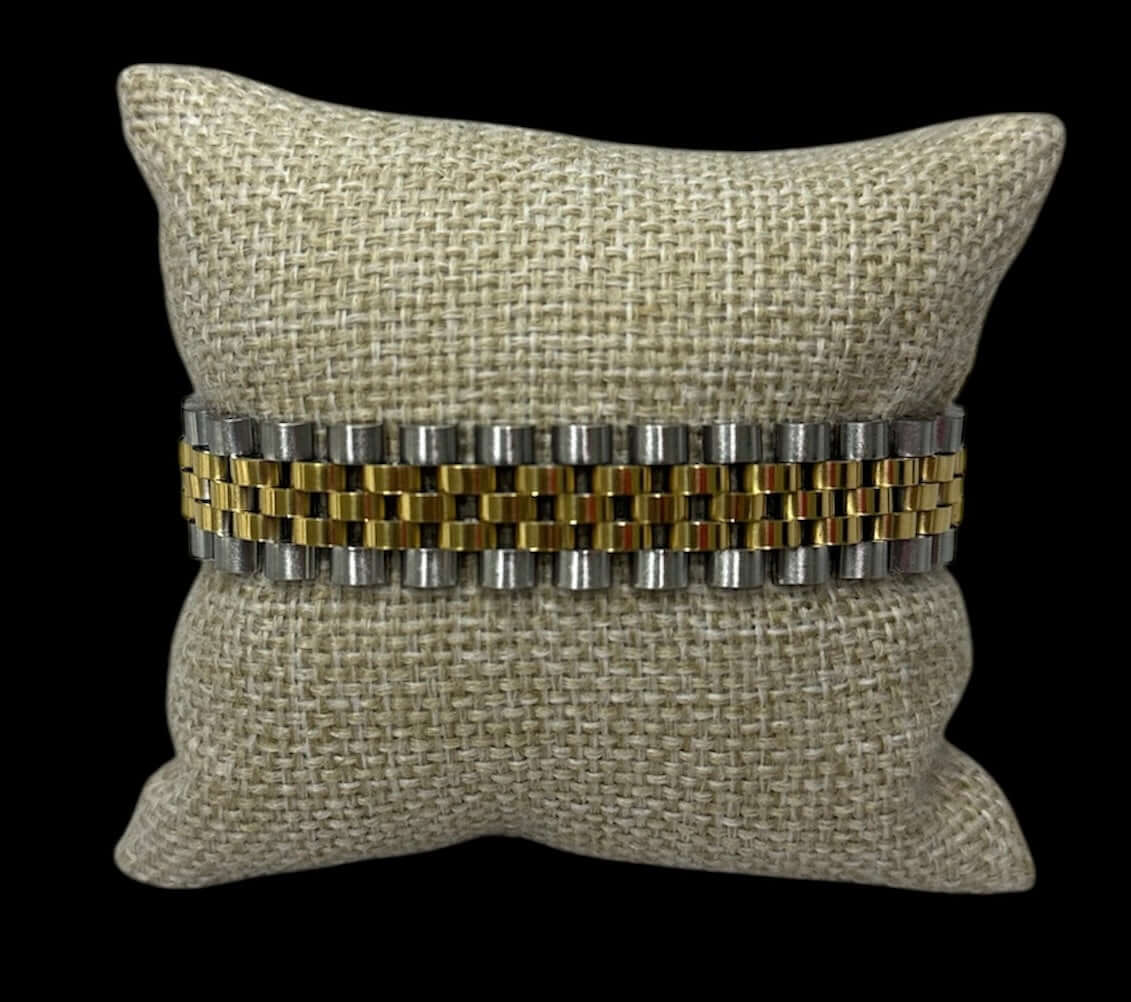 Pulsera Tipo RLX Combinada All In Men Joyeria