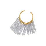 Pearl Tassel Open Bracelet Palace Style Fashionable Versatile Hand Accessories