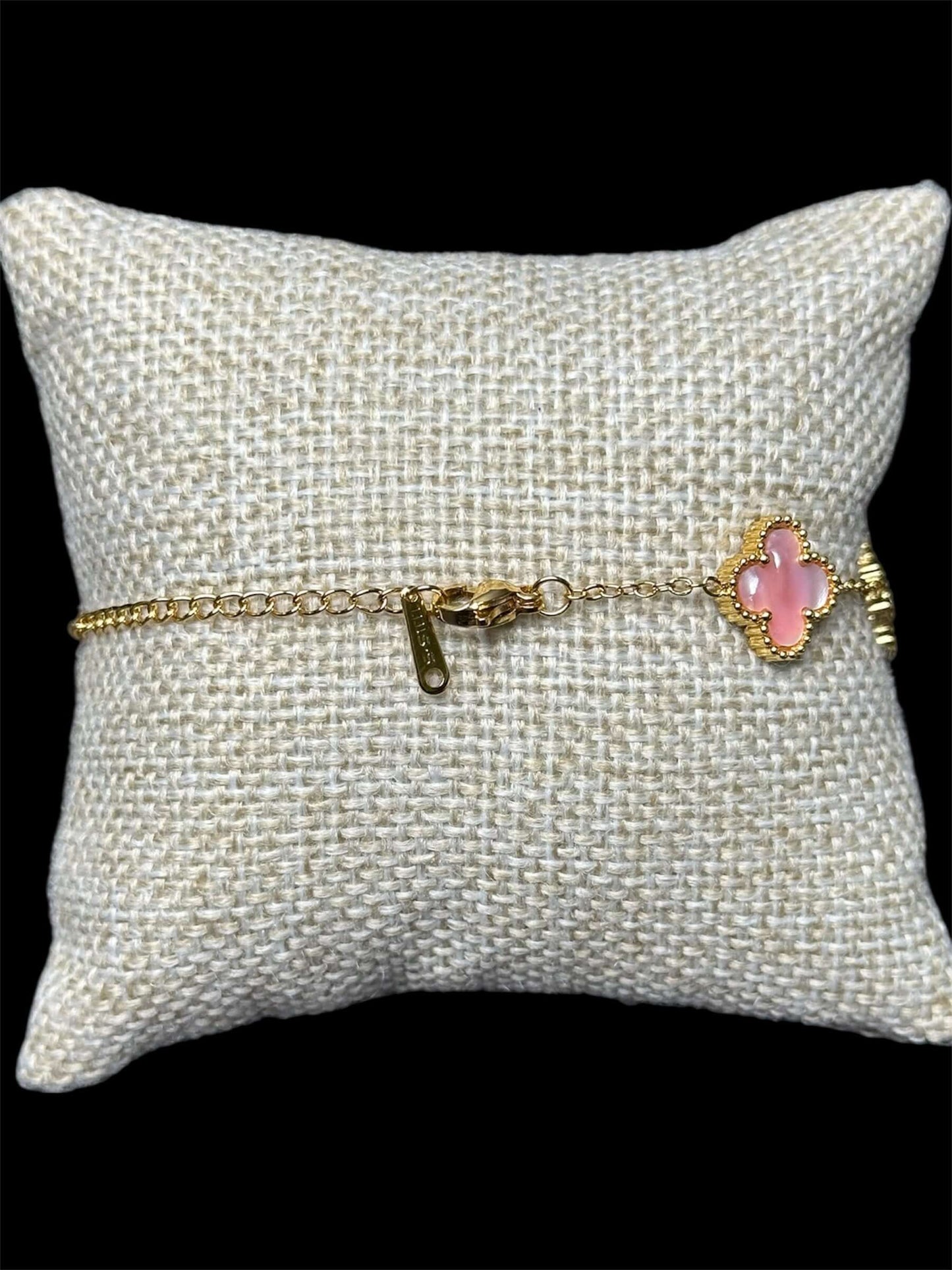 Pulsera VC Rosa Dorada Acero Inoxidable All In Men Joyeria