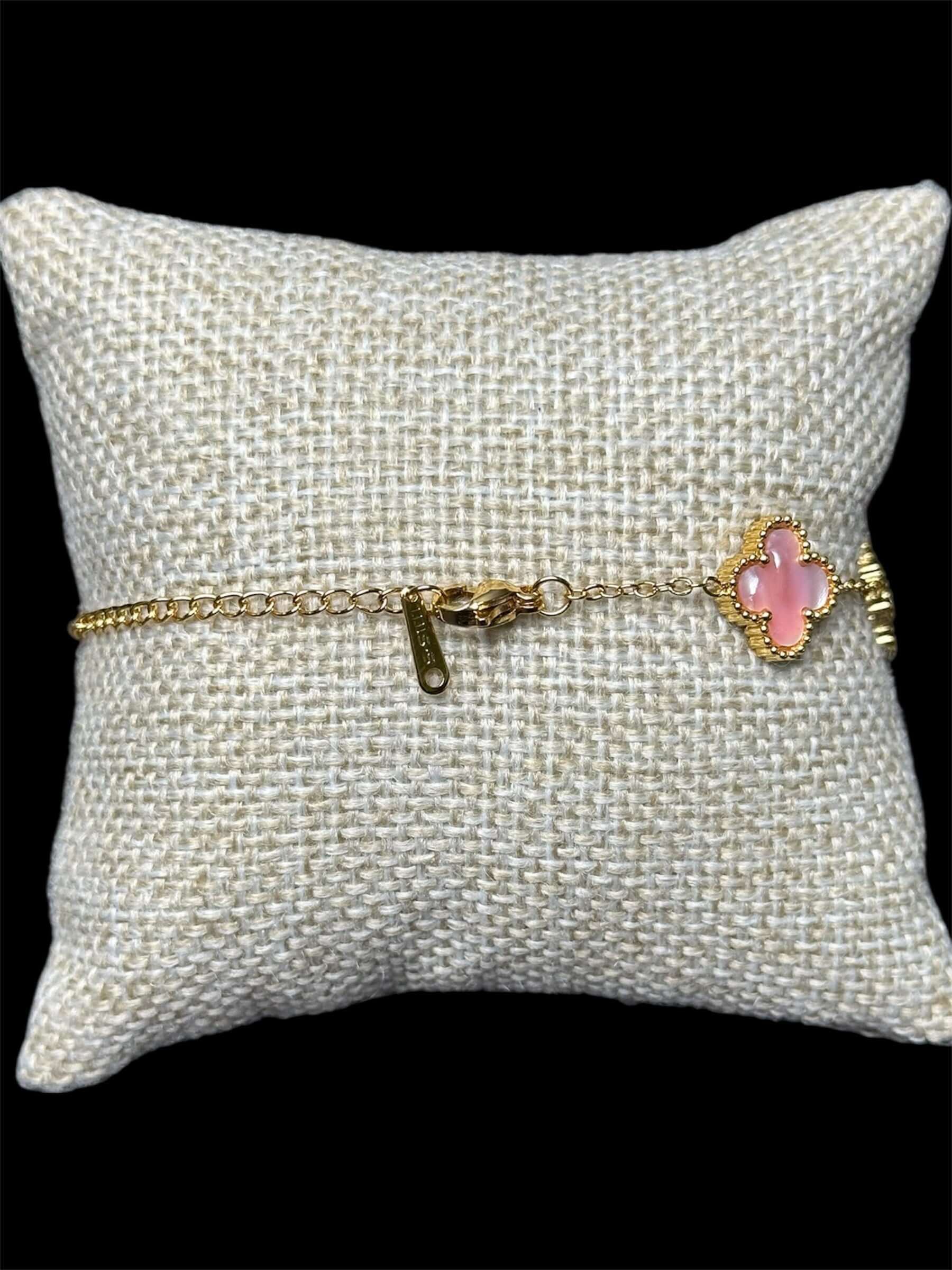 Pulsera VC Rosa Dorada Acero Inoxidable All In Men Joyeria