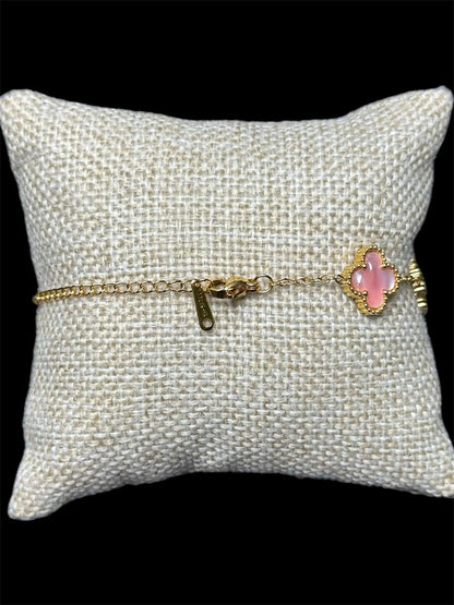 Pulsera VC Rosa Dorada Acero Inoxidable All In Men Joyeria