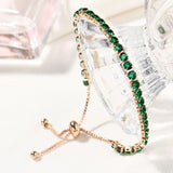 Luxury 4mm Cubic Zirconia Tennis Bracelets Iced Out Chain Crystal Wedding Bracelet For Women Men Gold Silver Color Bracelet