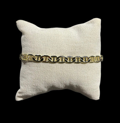 Pulsera Figuras Oro Laminado 5 mm All In Men Joyeria
