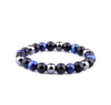 Tiger Eye Bracelet Obsidian Hematite Gemstone Bead Bracelet（FB0133 FB228 B20067 ）