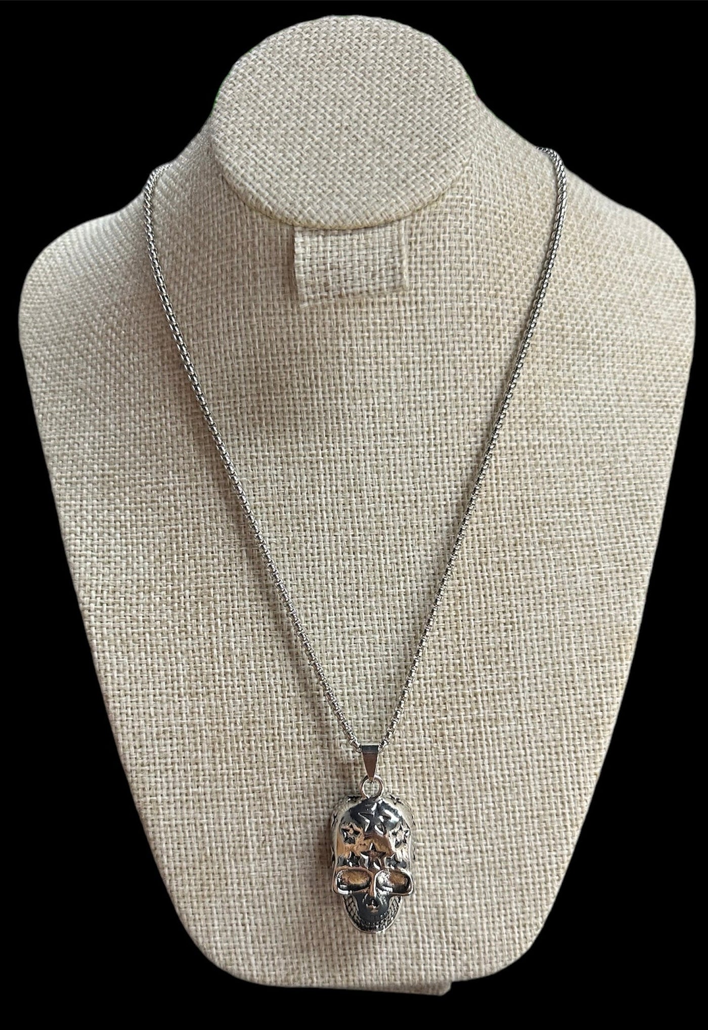 Cadena con Dije Calavera Plata All In Men Joyeria