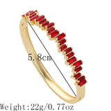Super Sparkling Copper Inlaid Zircon Light Luxury Women's Bracelet