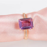 European and American style square ring
