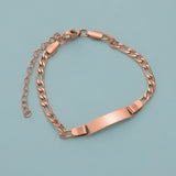 Unique Fashionable Kids' Gift  Style Stainless Steel Engravable Children's Bracelet