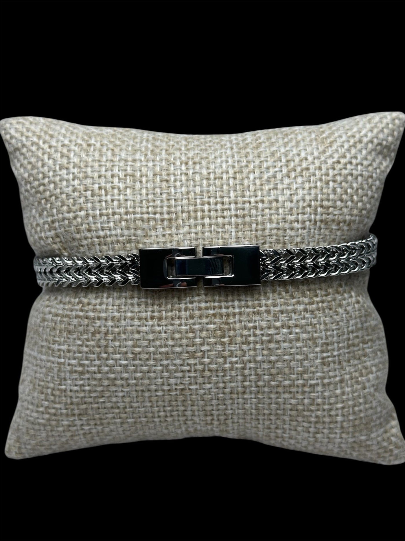 Pulsera 7 mm Acero Inoxidable Plata All In Men Joyeria