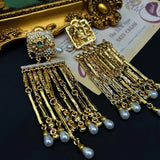 Tassel long European and American exaggerated eye earrings earrings earrings