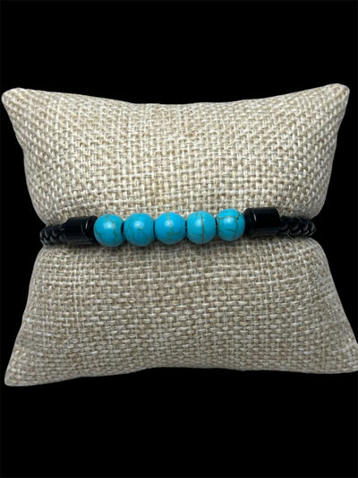 Pulsera Piedras Turquesa con Negro All In Men Joyeria