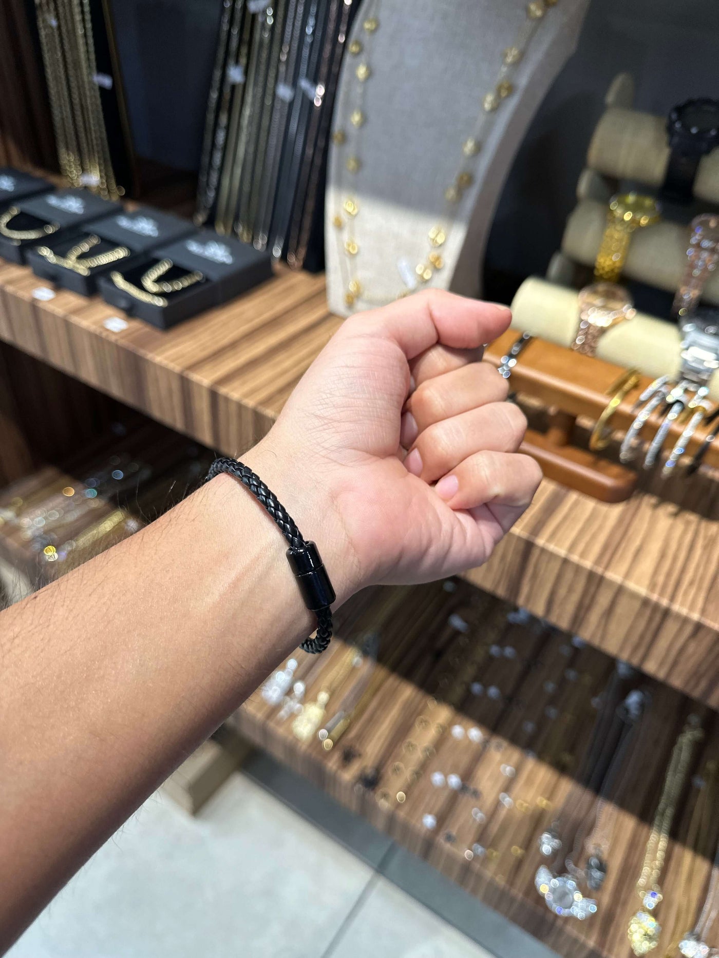 Pulsera Piedras Turquesa con Negro All In Men Joyeria