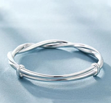 Mobius Ring Bracelet Women Jewelry Fashion Solid Push Pull Couple Bracelet Youth Bracelet Birthday Gift