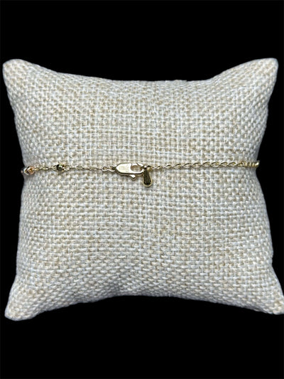 Pulsera Rosario Cruz 3 mm Oro Laminado 18 K All In Men Joyeria