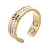 Pure Copper Ring Magnetic Health Ring Rose Mixed Color Creative Jewelry Open Ring