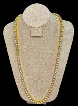 Cadena Tenis 5 mm Dorada All In Men Joyeria