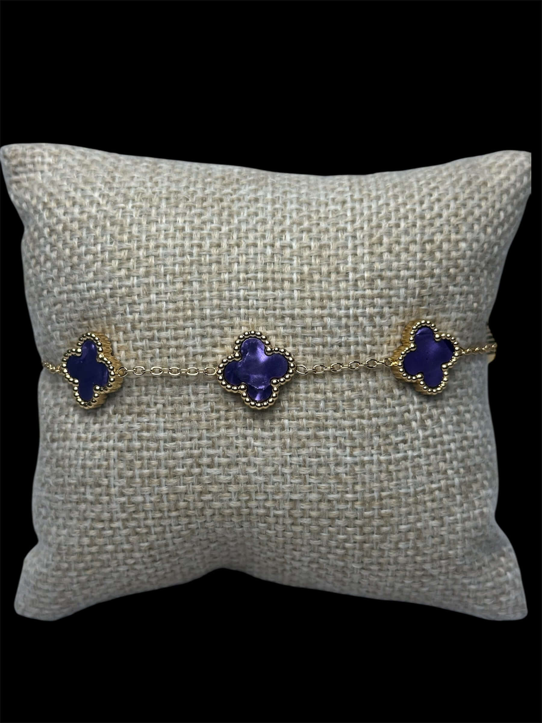 Pulsera VC Morada Acero Inoxidable All In Men Joyeria