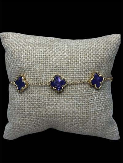 Pulsera VC Morada Acero Inoxidable All In Men Joyeria