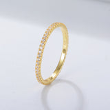 S925 Sterling Silver Colored Zircon Micro-Encrusted Diamond Ins Ring Women's Fashion Temperament Jewelry
