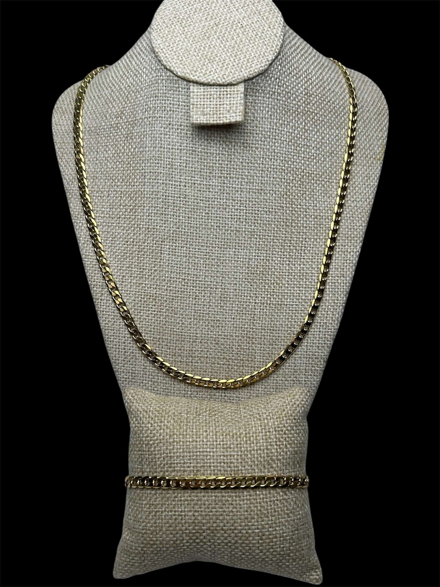 Set Cubano 5 mm Acero Inoxidable All In Men Joyeria