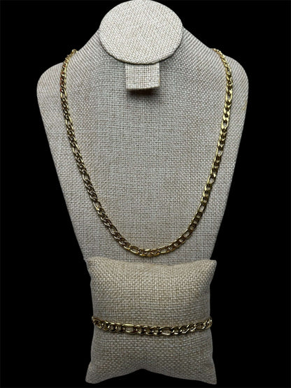 Set Dorado Tipo Crtr 6 mm All In Men Joyeria