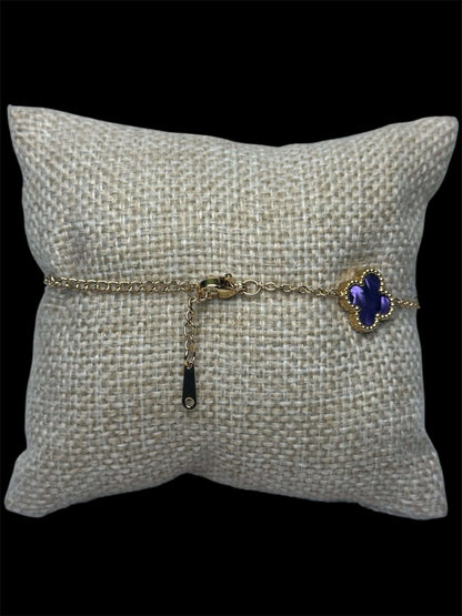 Pulsera VC Morada Acero Inoxidable All In Men Joyeria