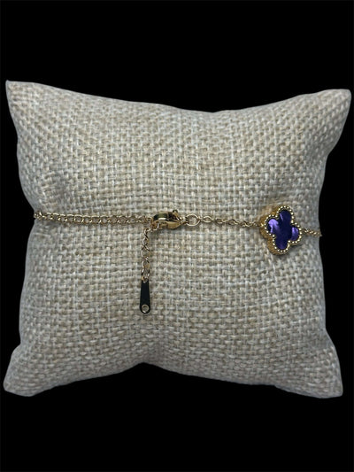 Pulsera VC Morada Acero Inoxidable All In Men Joyeria