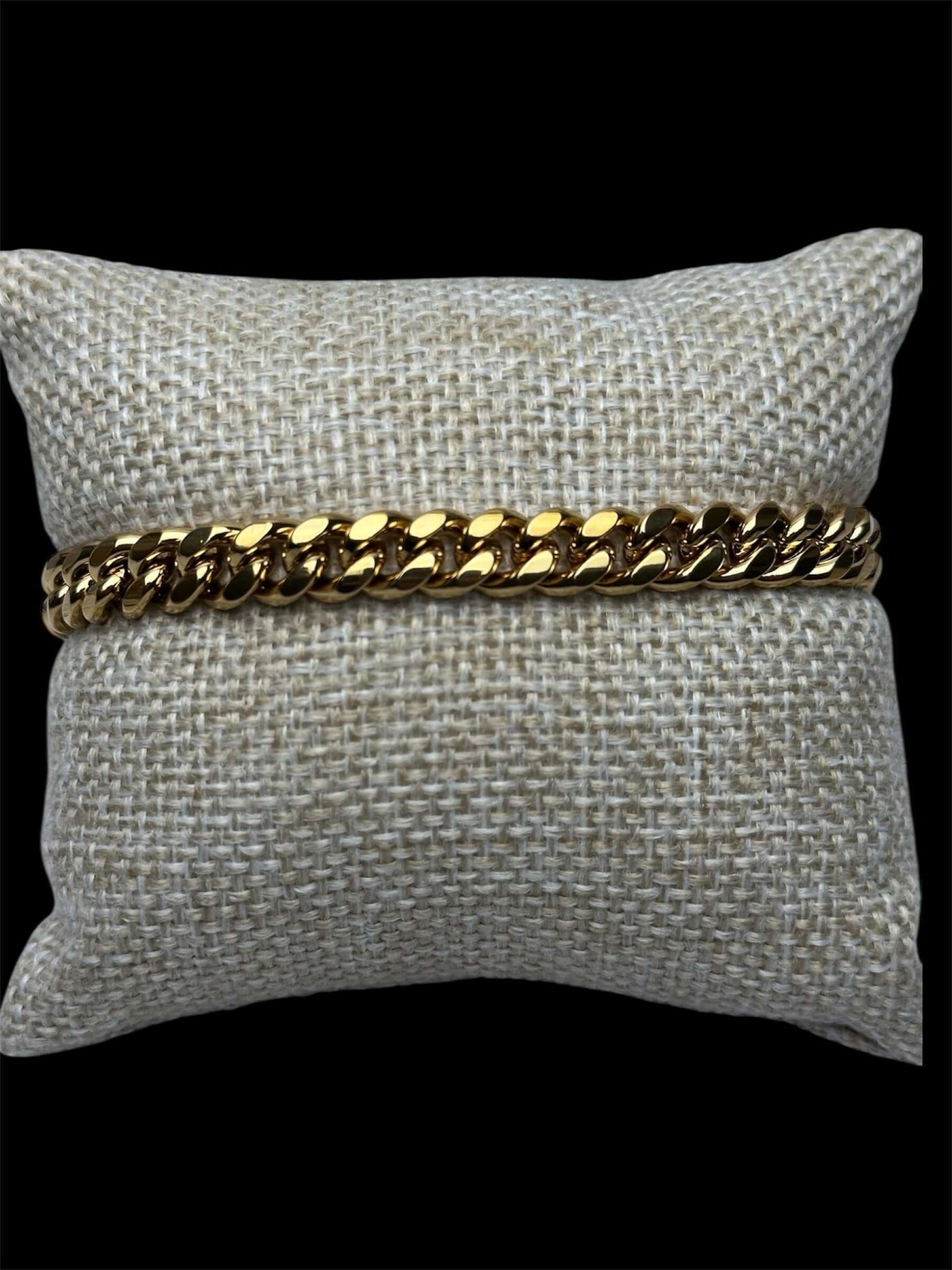 Pulsera Dorada Broche de Caja Dorada 7 mm All In Men Joyeria