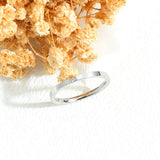 Stainless Steel White Cubic Zirconia Stone Rings Jewelry For Women Girls Trendy Office Rose Gold Finger Rings R19163
