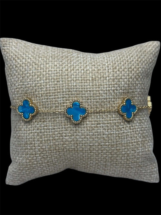 Pulsera VC Azul Turquesa Acero Inoxidable All In Men Joyeria