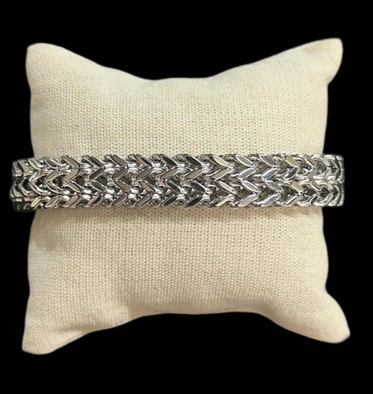 Pulsera Plata 10 mm Broche de Iman All In Men Joyeria