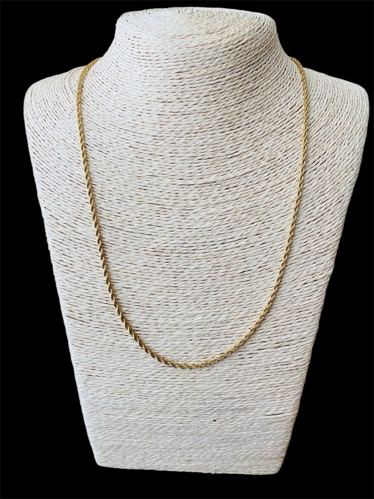 Cadena Torzal Dorada Acero Inoxidable All In Men Joyeria