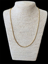 Cadena Torzal Dorada Acero Inoxidable All In Men Joyeria