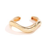 Irregular Metal Cuff Torques Choker For Women Europe American Style Personality Catwalk Necklace Jewelry Accessories