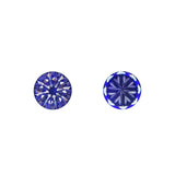 Eight Heart Eight Arrow Zircon Imitation Moissanite Ring for Women and Men's Six Claw Wedding Ring