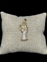 Dije Santa Muerte Zirconias 4 cm All In Men Joyeria