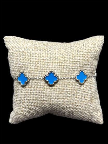 Pulsera VC Plata Azul Acero Inoxidable All In Men Joyeria