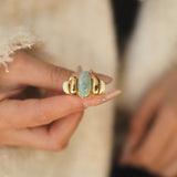 Small niche designer, fashion blogger, personalized European and American style ring