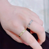 Korean Jewelry Honeycomb Ring Female Niche High-End Simple Light Luxury Ring Korean Version Of The Jewelry
