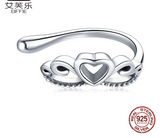 Ear Bone Clip Single Sterling Silver S925 Earrings Retro Crown Hollow Love DIY Single Earrings