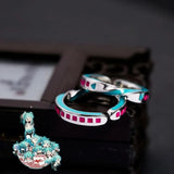 Ins New Style Ring Hatsune Miku Anime Mobius Single Loop Finger Ring 925 Silver Jewelry
