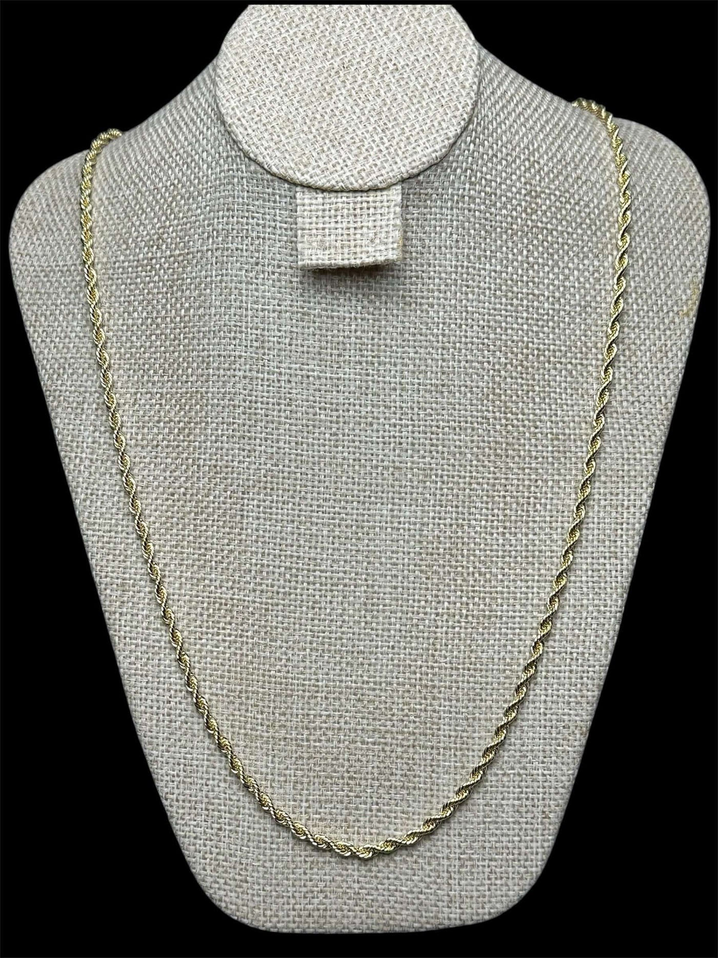 Cadena Torzal 3 mm Oro Laminado 18 K All In Men Joyeria