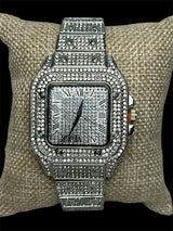 Reloj Crtr Full Iced Plata All In Men Joyeria