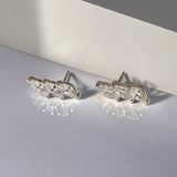 Marquise Zircon Minimalist Elegant Design for Women Delicate Ear Jewelry Unique Style