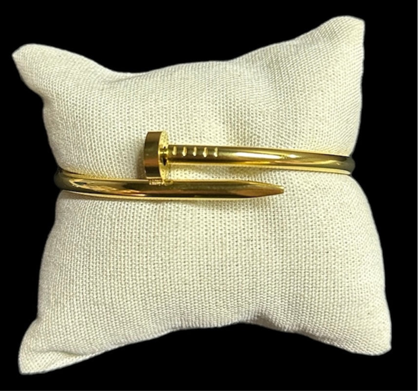 Pulsera Crtr Tornillo Dorada All In Men Joyeria