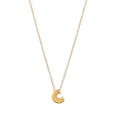 26 letter pendant necklace collarbone chain